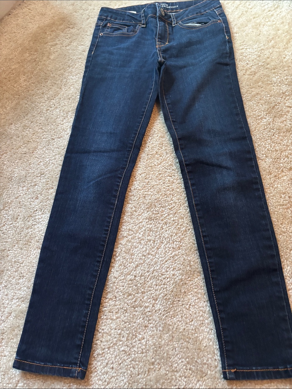 Aeropostale Dark Blue Girls Slim Jeans